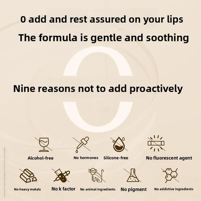 The moisturizing lip mask removes dead skin, reduces lip lines, moisturizes and repairs, and prevents dryness and cracking