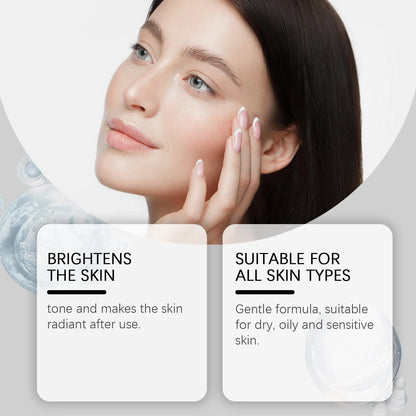 Black Rice Exfoliant Ampoule with Niacinamide & Rice Bran Water, Gentle Brightening Face Serum, Radiance Boost Nourishing Facial Ampoule for Revitalizing Dull Skin, All Skin Types 100ml