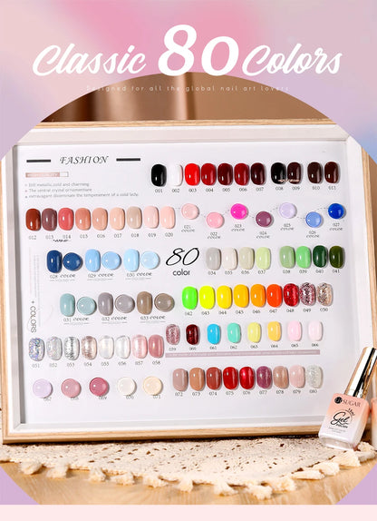 UR SUGAR 15ml Gel Nail Polish Neon Blue Red Green Pastal Nude UV/LED Soak Off No Wipe Nail Gel Polish Suitable For Summer Autumn