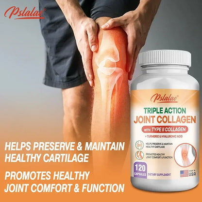 Triple Action Joint Collagen with Type II Collagen - Relieve Stress, Control Bone and Joint Inflammation, Enhance Immunity