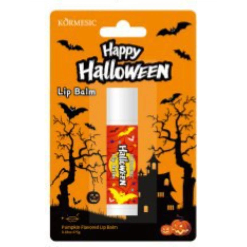 Halloween Theme Lip Balm Moisturizing And Non-sticky Lip Care Stick Fragrance nourishing Hand Cream Set Halloween Gifts