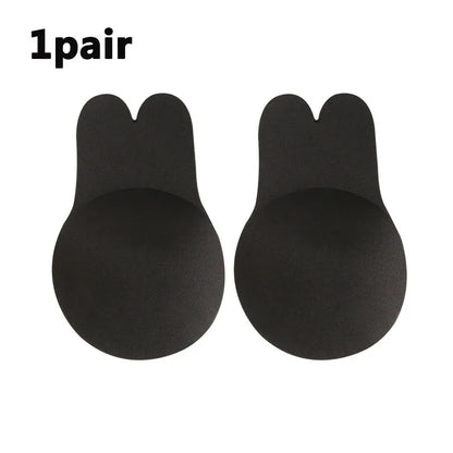 Women Breast Lifting Stickers Push Up Bras Silicone Invisible Chest Strapless Breast Rabbit Lift Up Tape Nipple Cover Bra Pads