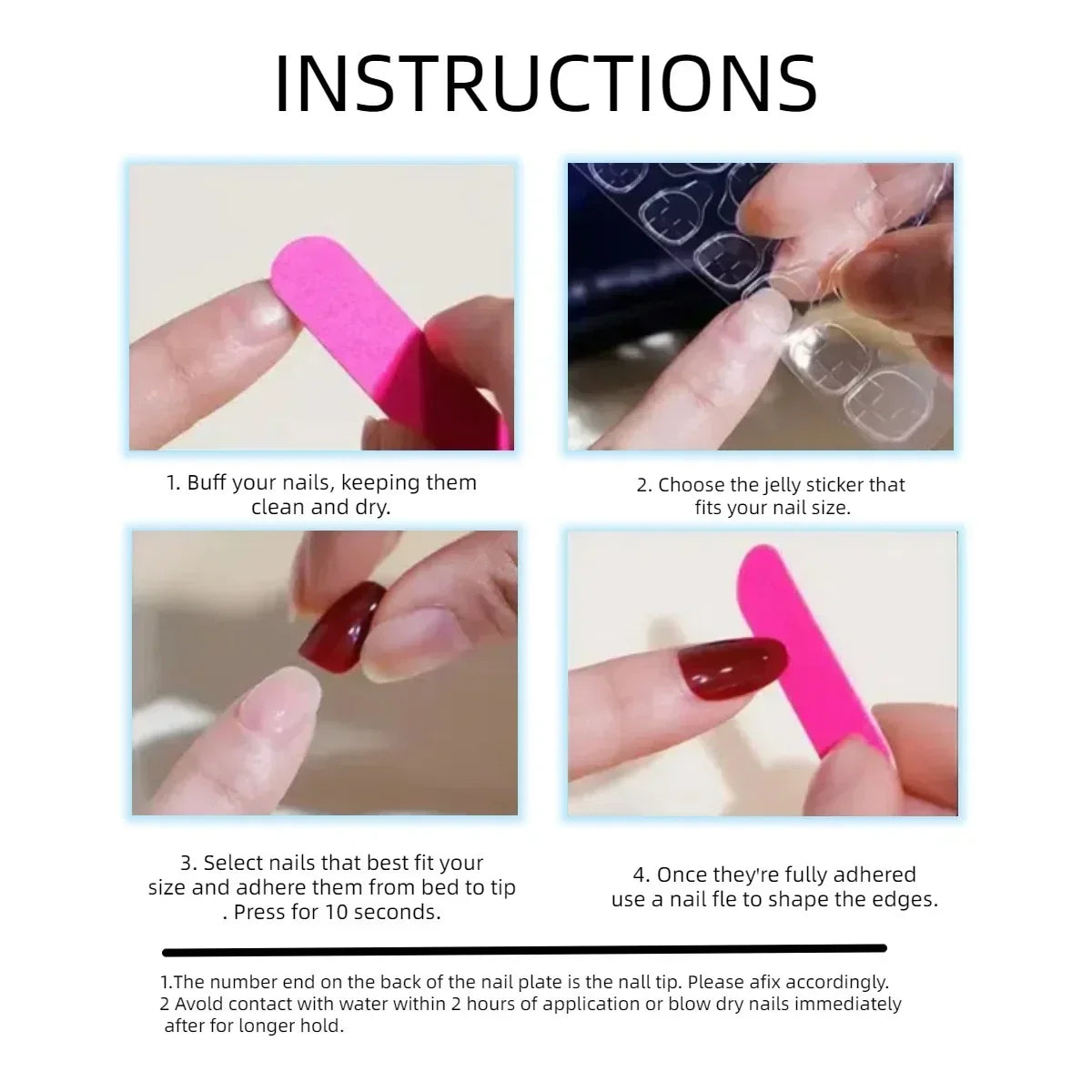 30pcs Christmas 3D Candy Cane Bow Press On Nails Bell Ornament Xmas Fake Nail Short Almond French False Nail for Women Holiday