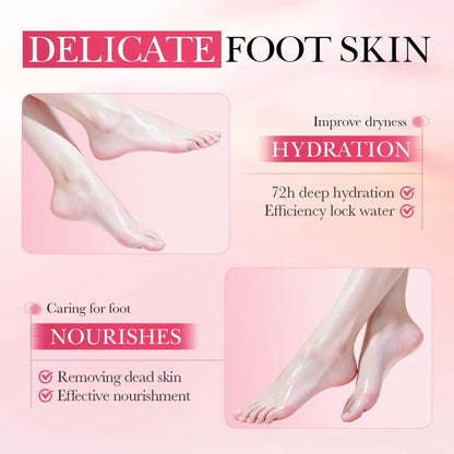5 Pairs SADOER Strawberry Foot Mask Moisturizing Whitening Foot Peeling Mask Exfoliating Feet Spa Pedicure Exfoliant Skin Care