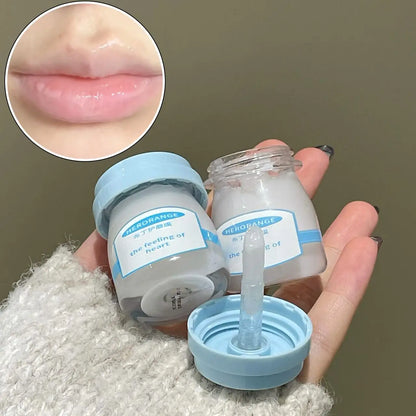 Herorange Pudding Lip Mask Deep Hydration Repair Dry Lips Lip Lines Overnight Care
