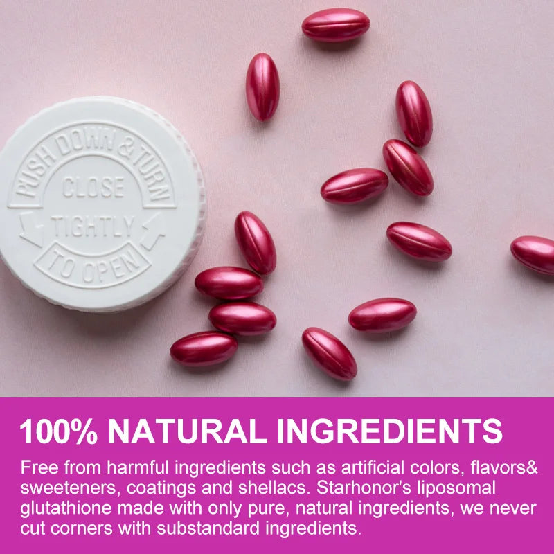 Kexinsh Glutathione Capsules Collagen Antioxidant, Detox, Immune System Skin Beauty, Liver Health