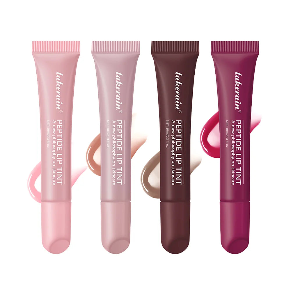 Christmas Gift Hydrating Lip Gloss Glitter Plumping Lipgloss High Shine Glass Finish Nude Colors Shiny Jelly Liquid Lipstick