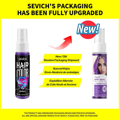 Sevich New Style Hair Color Spray One-Time Hair Color Instant Hair Salon Hair Care Styling Product For Men and Women 5 Color