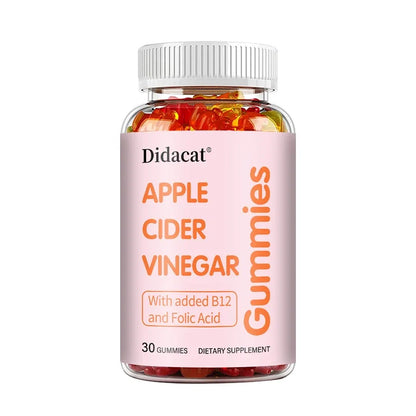 Apple Cider Vinegar Gummies - Detox Cleanse, Fat Burner, Weight Management, Digestion & Metabolism Support, Relieves Bloating