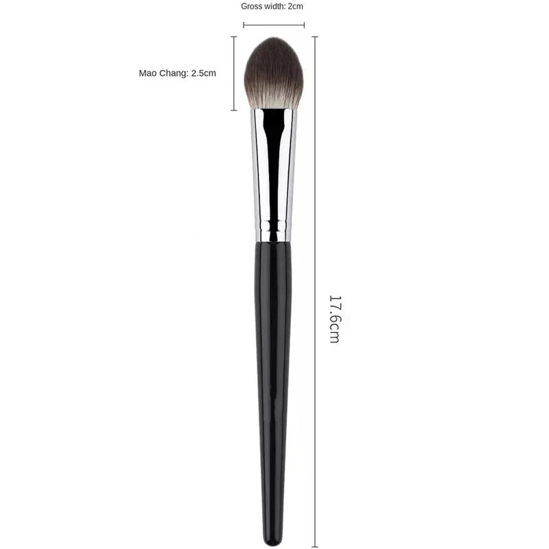 1/2Pcs Mini Peach Heart Blush Brush Small Flat Precise Face Brush Multi Use For Powder Cream Liquid Blush Beauty Makeup Tools