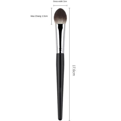 1/2Pcs Mini Peach Heart Blush Brush Small Flat Precise Face Brush Multi Use For Powder Cream Liquid Blush Beauty Makeup Tools