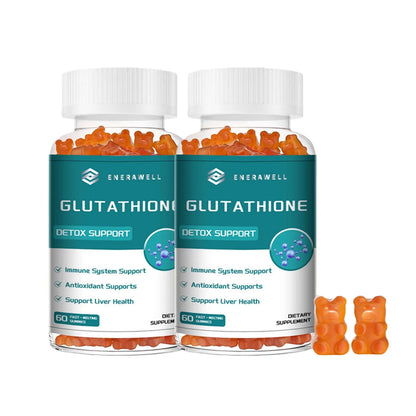Glutathione Gummies,Containing Vitamin C and Milk Thistle,Whiten Skin,Promote Healthy Joints,Hair,and Nails,and Purify Skin