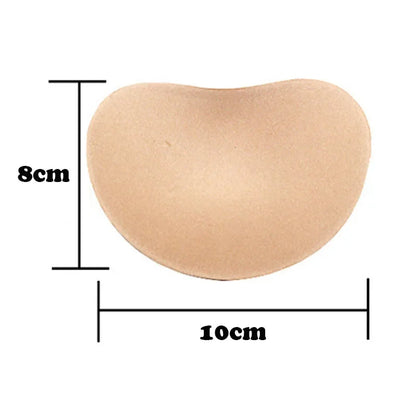 Chest Push Up Sticky Bra Thicker Sponge Bra Pads Breast Lift Up Enhancer Silicone Removeable Inserts Swimsuit Invisible Bra