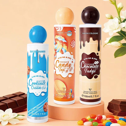 Sublime Gourmet Fragrance Mist, Unisex Fresh Berry Sweet Cookie Chocolate Cream Scent Body Spray 168ml Alluring Aroma Splash