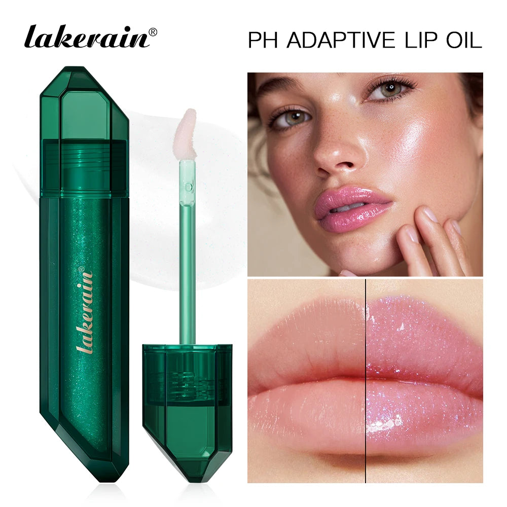 Festive Christmas Makeup Set Chocolate Lip Gloss PH Color Changing Lip Oil Blush Palette High Pigment Hydrating for Holiday Gift