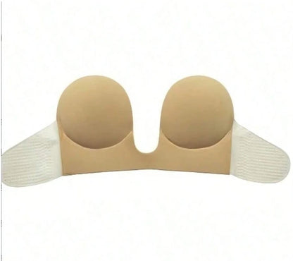 Breast patches for women's wedding dresses, deep V-dresses, gathered together, with anti sagging support