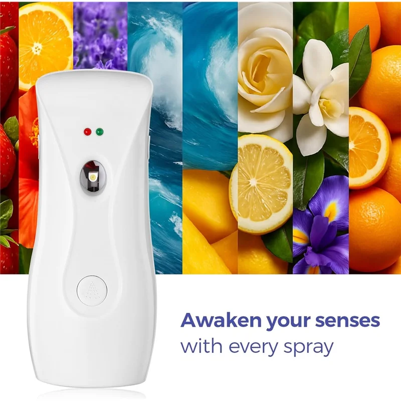 A76X-Automatic Air Freshener Dispensers (2Pack), Aerosol Spraying Machines, Wall Mounted Or Freestanding, Adjustable Timer