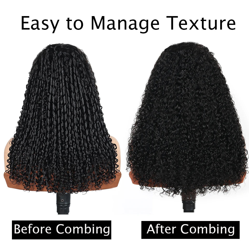 13x6 Lace Frontal Wig Jerry Pixie Curly Human Hair Wigs 250% Density Short Curly Lace Front Wig for Women 16-24inch