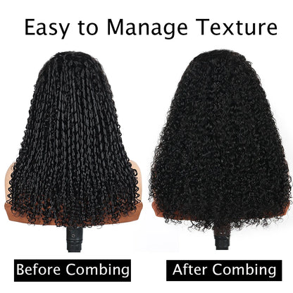 13x6 Lace Frontal Wig Jerry Pixie Curly Human Hair Wigs 250% Density Short Curly Lace Front Wig for Women 16-24inch