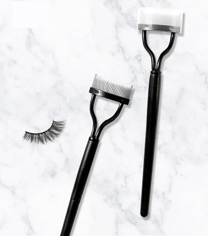 Lash Stainless Steel Eyelash Portable Eyelash Brush Comb Mascara Curl Eye Combing Tools Eyelash Curler Makeup Lash Separator