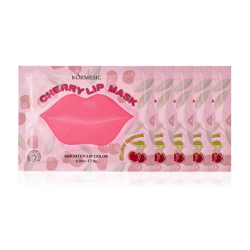 KORMESIC Fruit Moisturizing Lip Mask, Plump Lips Anti-Wrinkles, Nourishing Hydrating Lip Patches, Overnight Lip Care Treatment