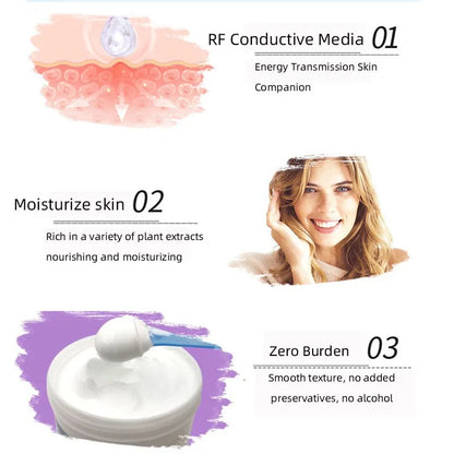 RF Conductive Cream 1000ml | Firming Moisturizing Gel for RF & Slimming Machines | Energy Transfer Face & Body