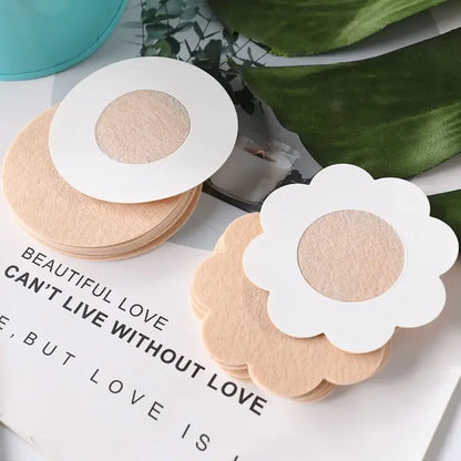 1Box Safety Nipple Cover Stickers Sexy Breast Lift Tape Patch Intimates Female Self-Adhesive Invisible Bra Chest Nipple Padding