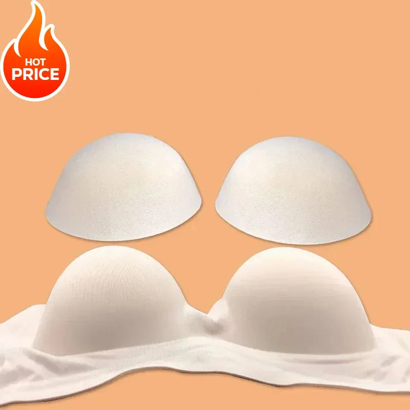 8CM Thicken Push Up Bra Pads Removable Breast Enhancer Inserts for Bikini Swimsuit Lingerie Chest Lift Padded Inserts Accessorie