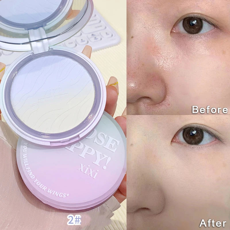Cloud Soft Focus Compact Powder Matte Lasting Concealer Shading Contour Brighten Setting Powder Translucent Powder Makeup Women