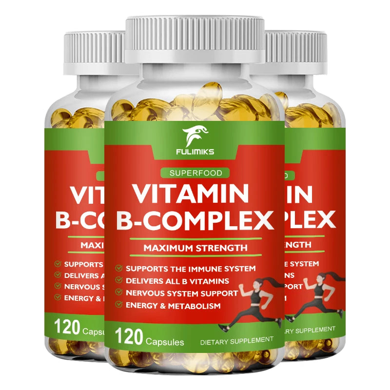 Organic Multivitamin B Capsule Anti-oxidation Skin Repair liver Health&Energy Care VB Complex Vitamins Daily Supplement