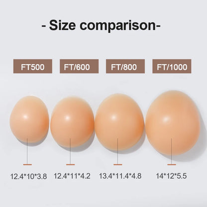 Silicone Fake Boobs Non Nipple Concave Bottom Breast Form Prosthesis Chest Increase  Female Anchor Breast Augmentation
