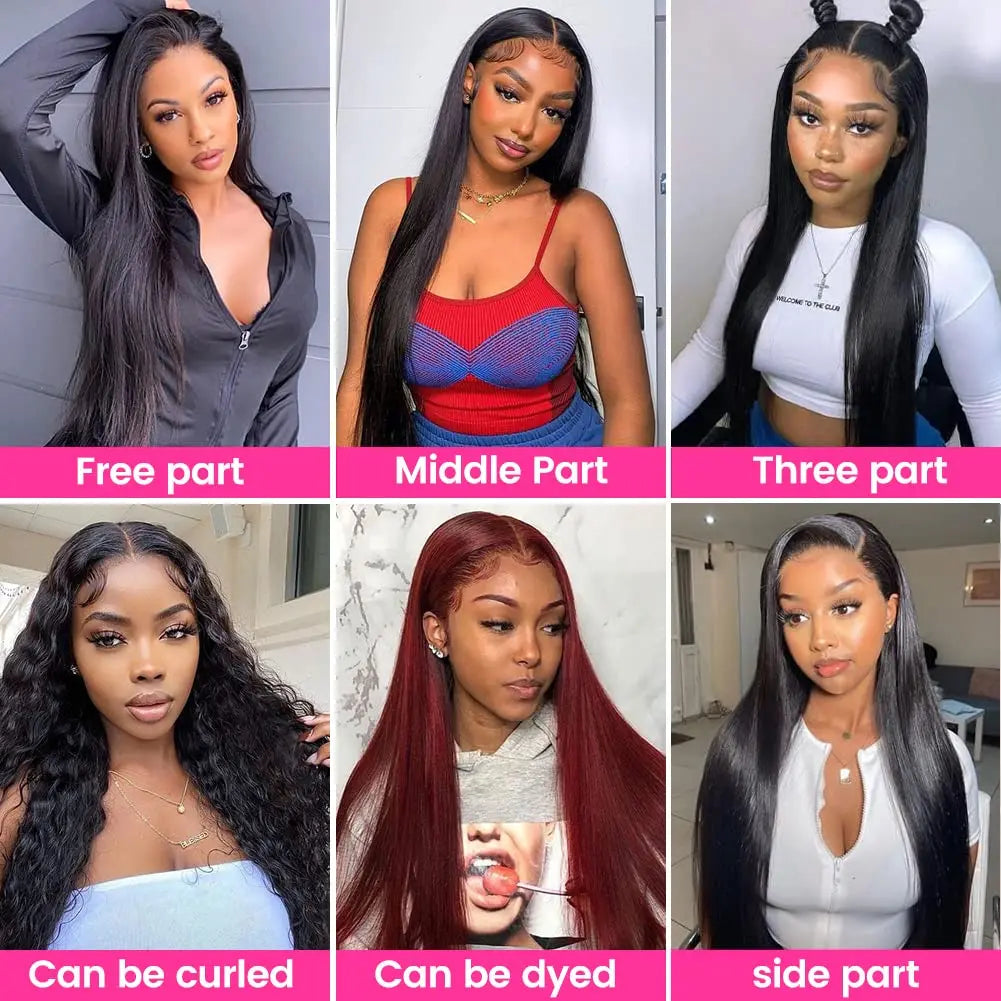 13X4 Lace Frontal Human Hair Wigs For Women 28 Inch  Brazilian Body Wave Lace Front Wig Pre-plucked Hairline with Baby Hair Wigs