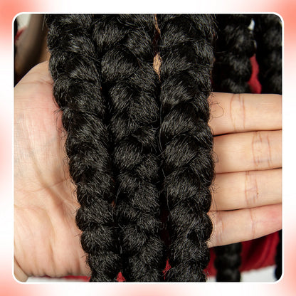 32INCH Cornrow Braided Wigs Synthetic Full Lace Braids Wig with Baby Hair Lace Frontal Knotless Braided Lace Wig for Black Women