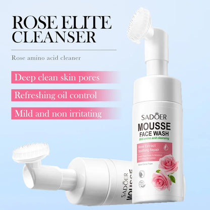 SAODER Fruits Facial Cleanser Face Wash Foam Massasge Cleansing Mossee Moisturizing Hydrating Korean Skin Care