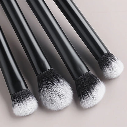 8 PCS Long‑Handle Makeup Brush Set, Multi‑Color Ultra‑Soft Brushes, Powder Blush Eyeshadow Brushes for Beginners
