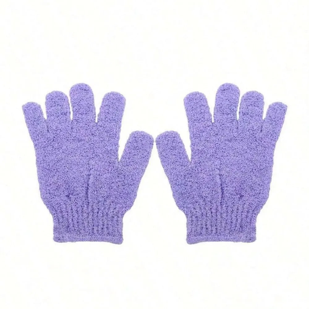 2pcs/6pcs/12pcs Reversible Exfoliating Shower Gloves, Body Scrub Gloves, ,Cleansing Tools Bath Towel Bath Products Back Scrub