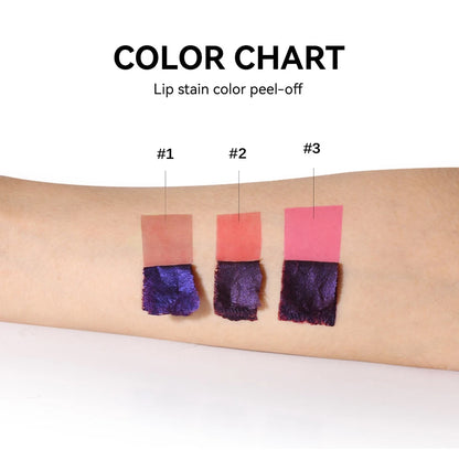 Peel Off Lip Stain Tattoo Tint Long Lasting Waterproof Smudge Transfer Proof Rich Pigment Natural Vivid Lip Color Lightweight Daily Lip Makeup Cosmetic