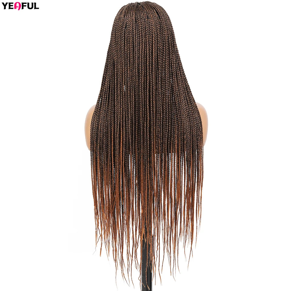 Braided Wigs Lace Front Synthetic Wig Bohemian Braided Wigs Boho Braids Wig Full Lace Braided Wigs Cheap Wigs On Sale Clearance