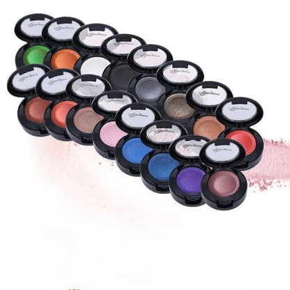 Fashion Nude Eyeshadow Makeup Matte Shimmer Eye Shadow Palette Make Up Glitter Eyeshadow With Brush Mirror 133#