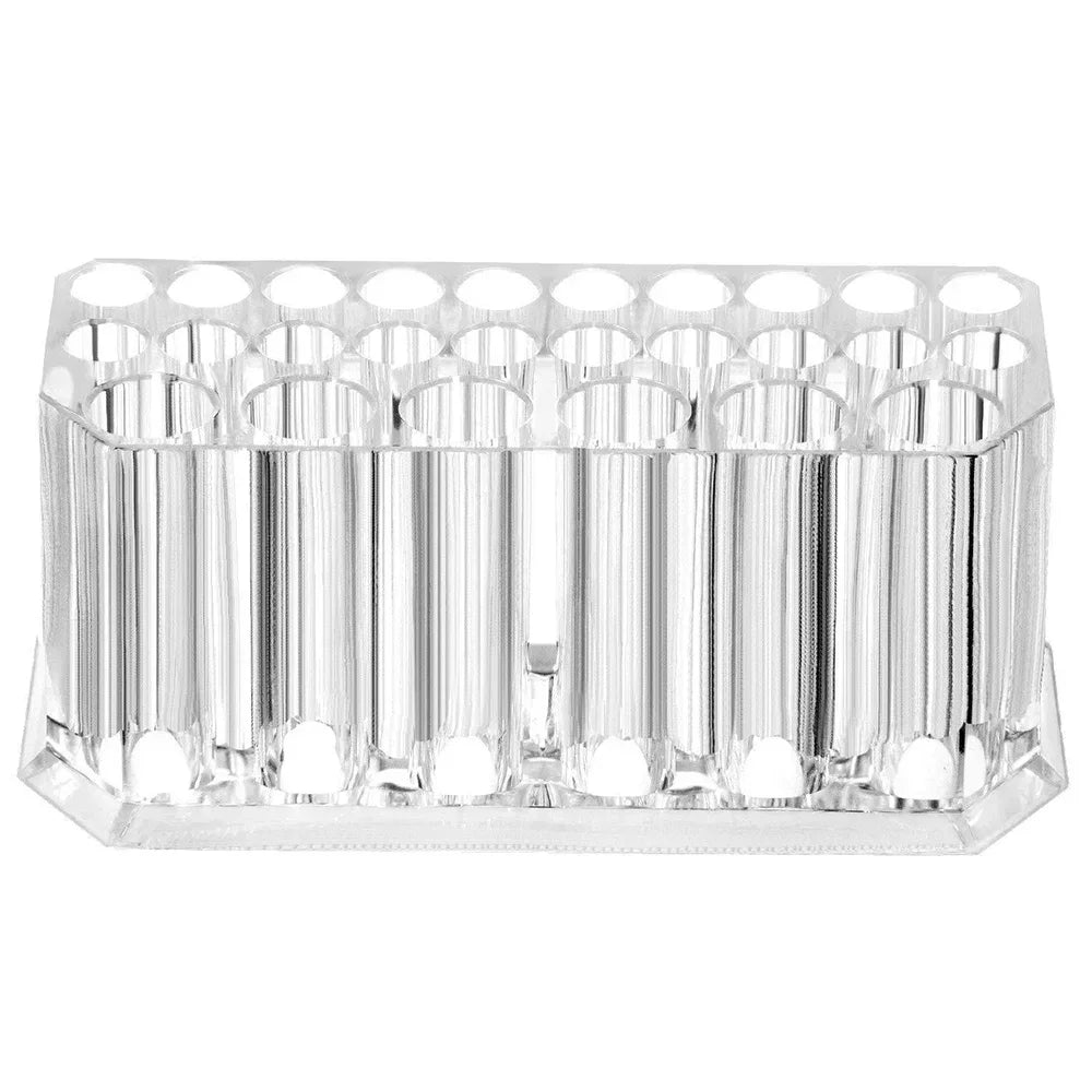 26 Holes Makeup Brush Holder Lipstick Holder Cosmetic Organizer Make up Brush Holder Storage Box Eye Brushes Display Rack Shelf