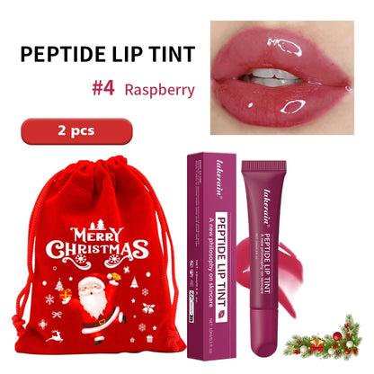 Christmas Gift Hydrating Lip Gloss Glitter Plumping Lipgloss High Shine Glass Finish Nude Colors Shiny Jelly Liquid Lipstick