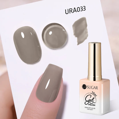 UR SUGAR 15ml Gel Nail Polish Neon Blue Red Green Pastal Nude UV/LED Soak Off No Wipe Nail Gel Polish Suitable For Summer Autumn