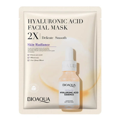 10pcs Centella Collagen Face Mask Moisturizing Refreshing Sheet Masks Hyaluronic Acid Facial Anti-Wrinkle  Anti-aging Mask