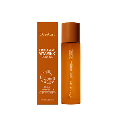 Vitamin C Body Oil Deeply Hydrates and Nourishes Skin Antioxidant Restores Dry Skin Body Massage Essential Oil
