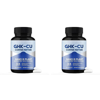 GHK-Cu Copper Peptide Capsules for Skin Repair Support, Collagen Metabolism Support, and Antioxidant Protection - 120 Capsules