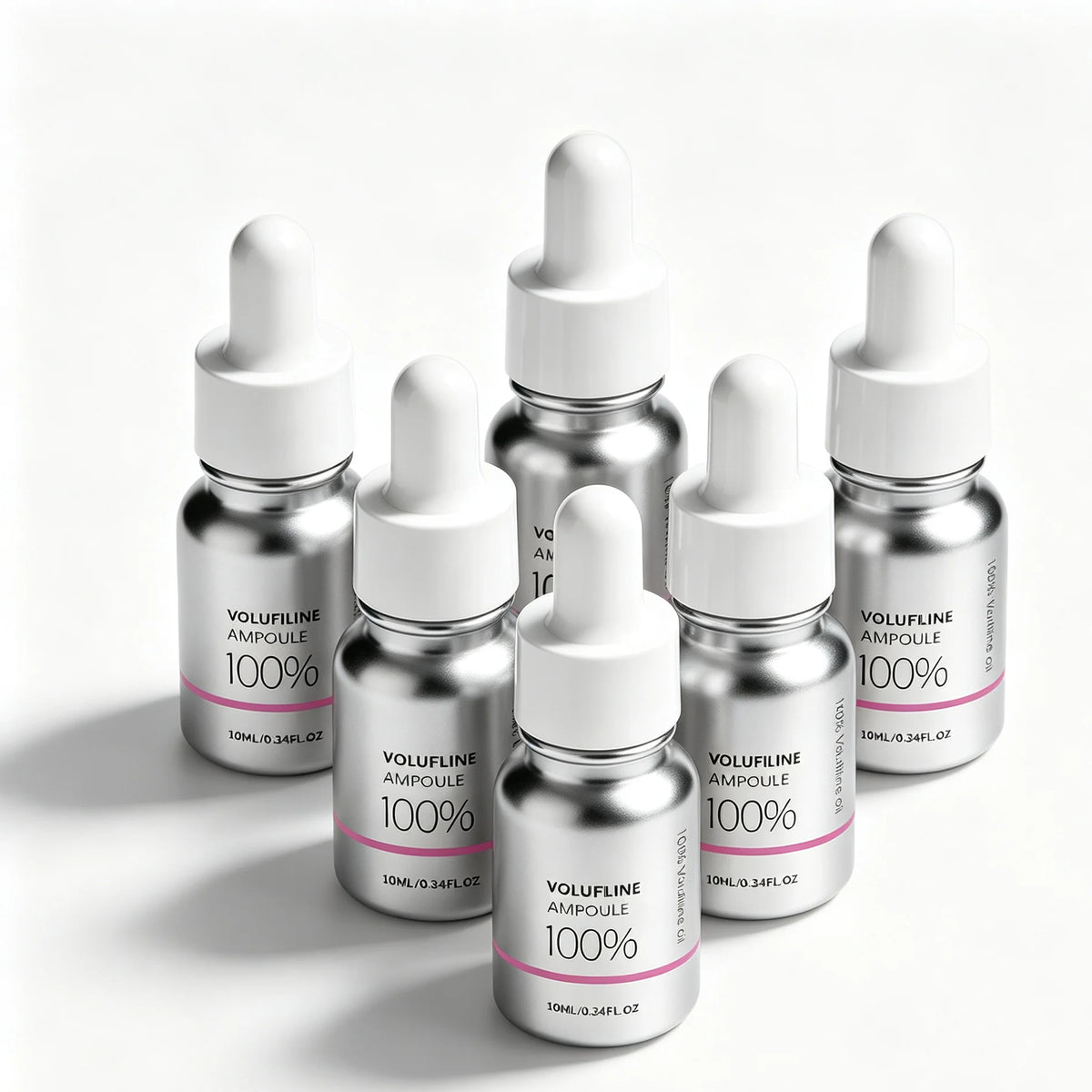 Volufilin 100% Facial Ampoule Serum,Pure Volufiline Plumping,Improve Depressions&Facial Reshaping,Hydrolyzed Collagen Elastic Lifting&Deep Hydrating Glow Moisture,Versatile Multi Zone Application&Concentrated Ampoule Formula,
