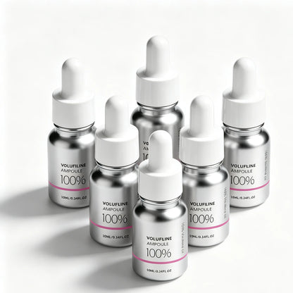 Volufilin 100% Facial Ampoule Serum,Pure Volufiline Plumping,Improve Depressions&Facial Reshaping,Hydrolyzed Collagen Elastic Lifting&Deep Hydrating Glow Moisture,Versatile Multi Zone Application&Concentrated Ampoule Formula,