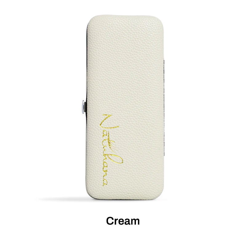 NATUHANA Eyelash Extension Tweezers Case Protective Storage Box Lash Makeup Tools Holder Colorful Tweezers Cover Case