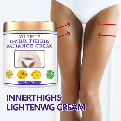 YUITIKUE Vitamin C Body Brightening Cream 100g - for Inner Thighs, Underarms & Private Areas, All-Over Radiance