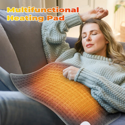 Home Electric Heating Pad Back Shoulder Office Winter Warming Blanket 9 Heat Thermal Mat Abdomen Period Menstrual Belt Winter Warm US Plug 100V-130V